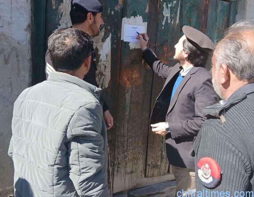 chitraltimes aac chitral bazar checking ayun chitral lower shops sealed 7