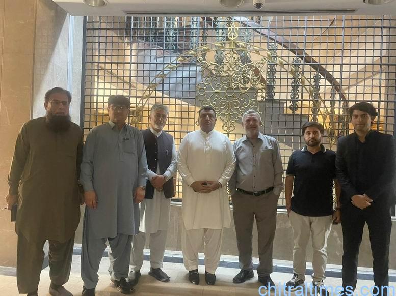 chitraltimes abdul wali khan meeting with chairman pm commission 2