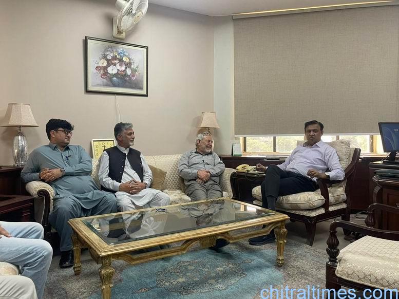 chitraltimes abdul wali khan meeting with chairman pm commission 3