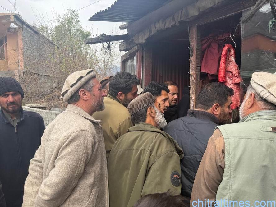 chitraltimes ac riaz ahmad sealed buther shops 1