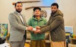 chitraltimes adc general abdul salam giving away driving licence