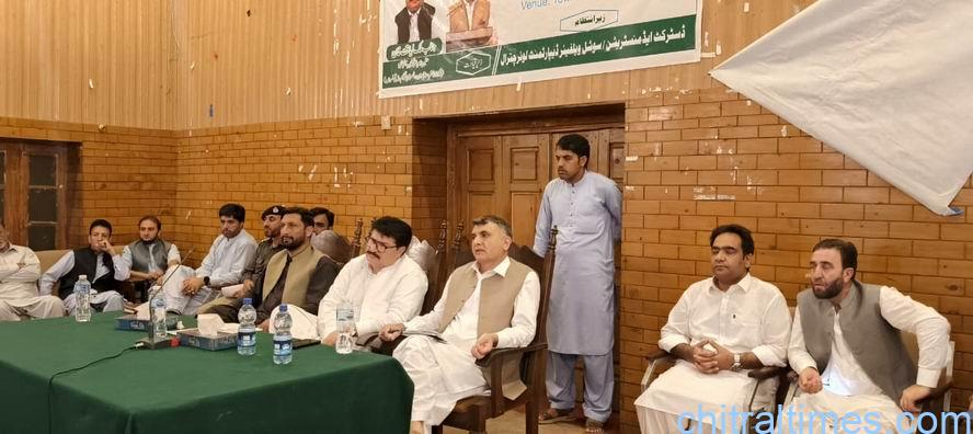 chitraltimes advisor social welfare malak liaqat visit chitral lower 2