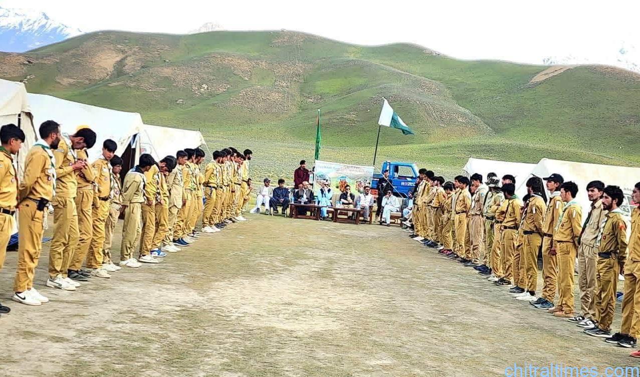 chitraltimes aga khan sports board training for boy scout 2