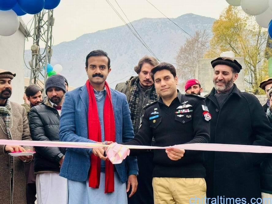 لوئر چترال میں 50 پلے گراونڈز کی تعمیر وبحالی منصوبے؛ آغوش سنٹر میں پلے گراؤنڈ کا افتتاح