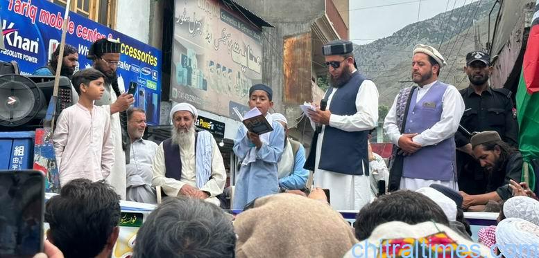 chitraltimes ahle sunnat wal jamat rally chitral 5