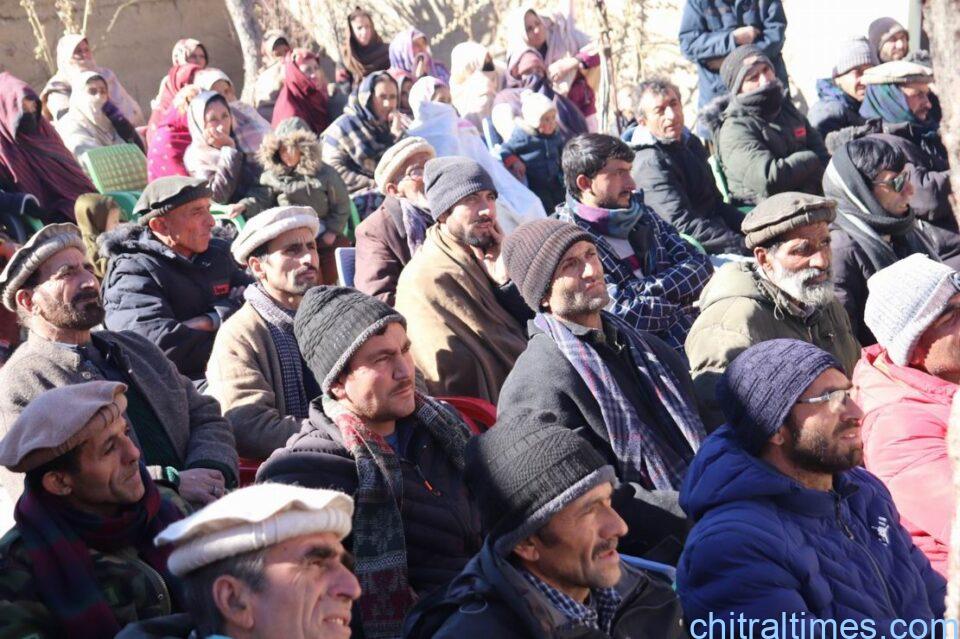 chitraltimes akah water supply inaguration upper chitral 3