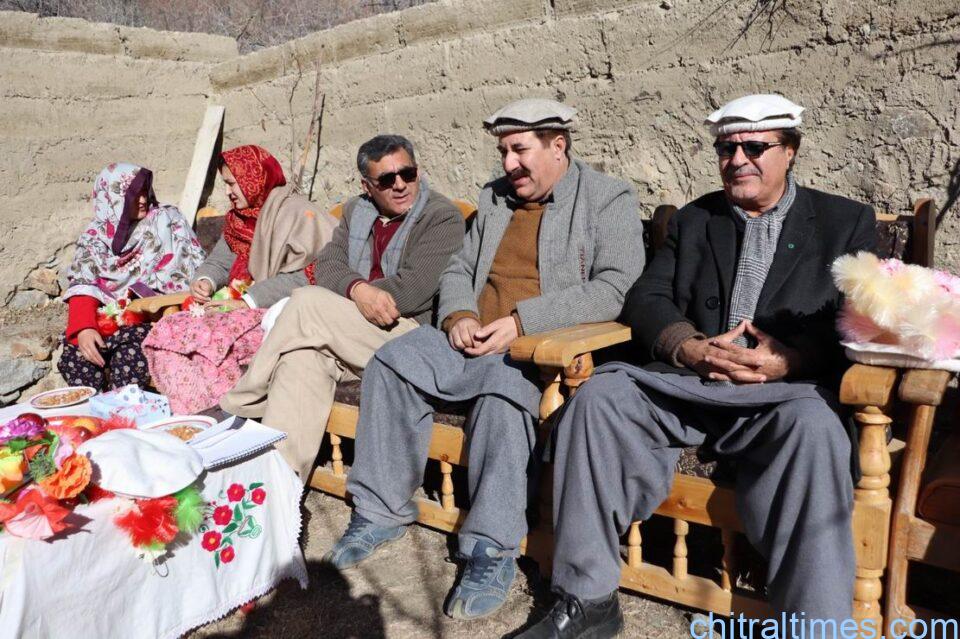 chitraltimes akah water supply inaguration upper chitral 9