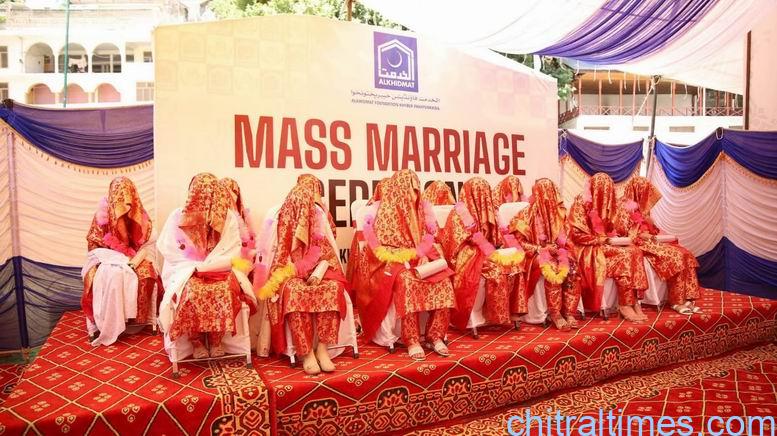 الخدمت فاؤنڈیشن کے زیرانتظام چترال کےمذید پندرہ مستحق جوڑوں کی اجتماعی شادیوں، جہیز اور  ولیمہ کا اہتمام 