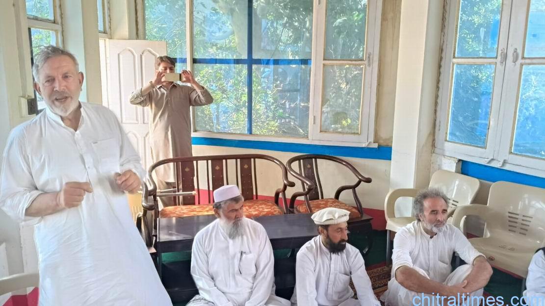 افغان مہاجرین کی چترال میں قیام  کے لئے کم از کم ایک سال کی توسیع دی جائے۔ ملٹی پارٹی کانفرنس