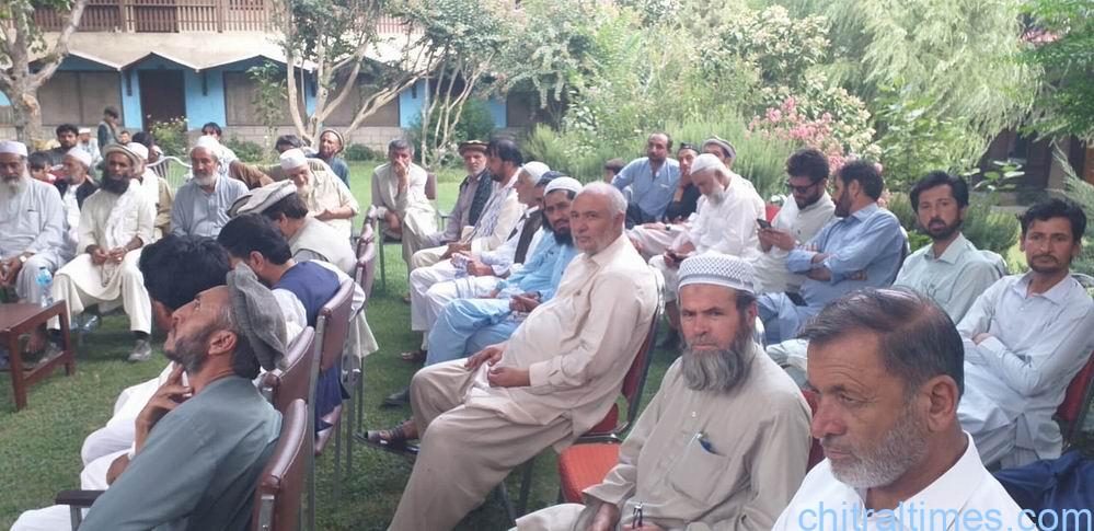 chitraltimes all parties meeting on afghan refuges 3