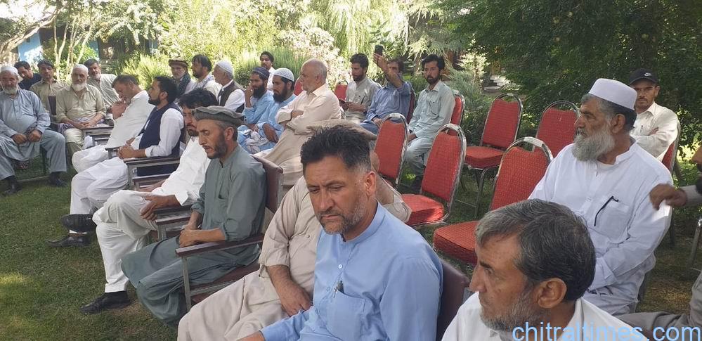 chitraltimes all parties meeting on afghan refuges 4