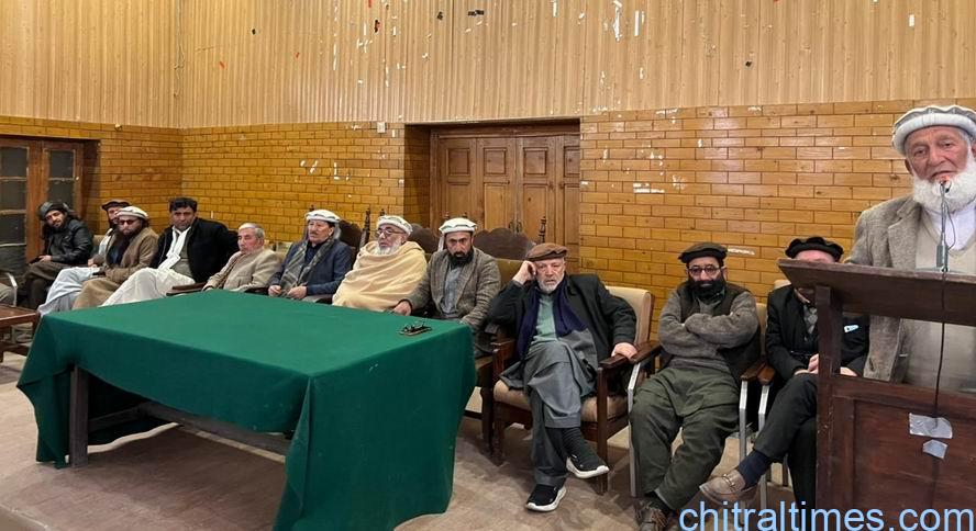 chitraltimes all parties meeting on chitrali culture 2