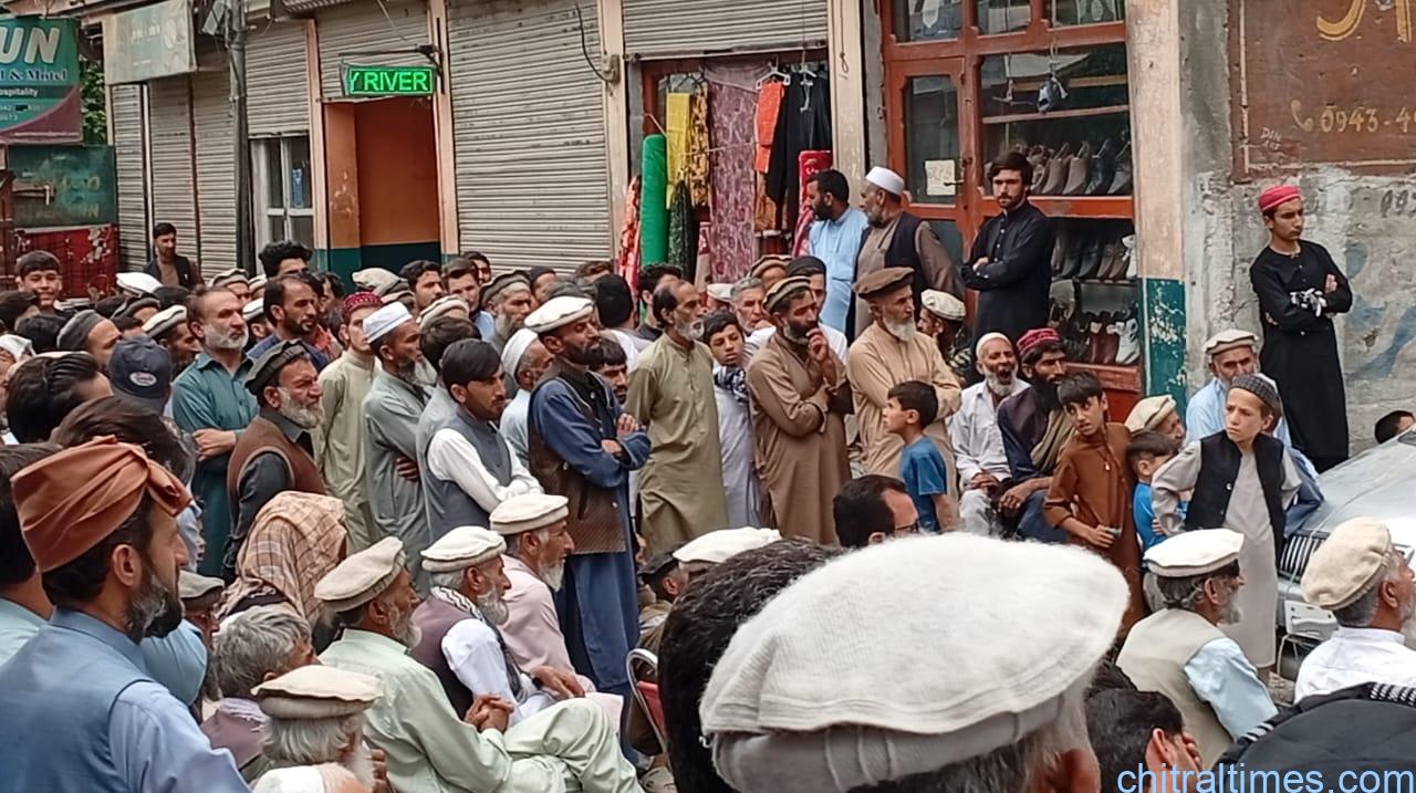 chitraltimes ayun road protest 2