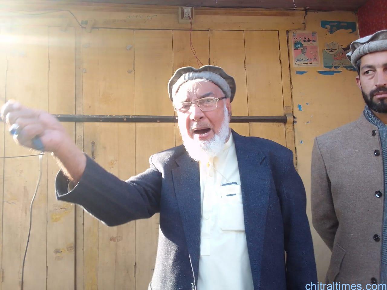 chitraltimes ayun valley protest against stopage on valley road 1