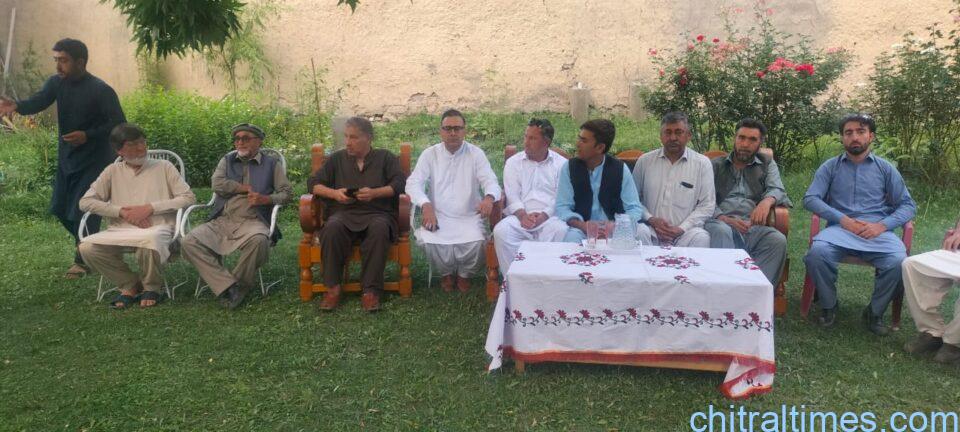 chitraltimes barrister naved sultan joined pmln 5