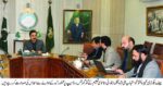 chitraltimes chief secretary presiding over education dept meeting