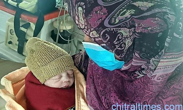 chitraltimes child born in rescue 1122 ambulance