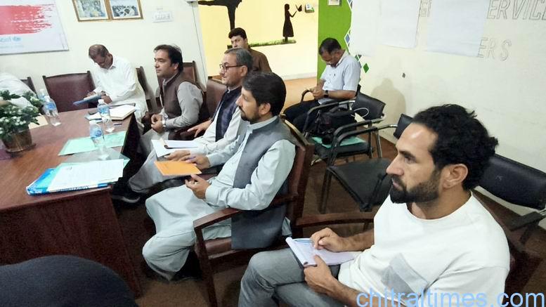 chitraltimes child labour protection unit chitral meeting unicef team 2