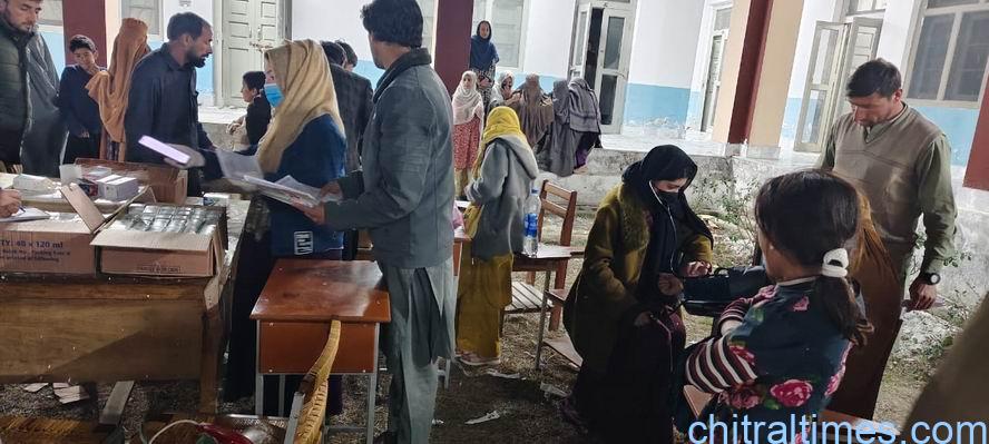 chitraltimes chitral admin arrange aftari free medical camp for arandu displaced people 3