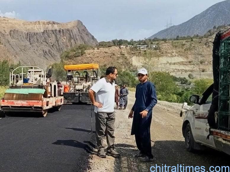 chitraltimes chitral ayun kalash valley road asphalt dc visit 3
