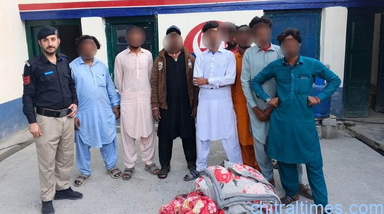 chitraltimes chitral drosh police action against beggers