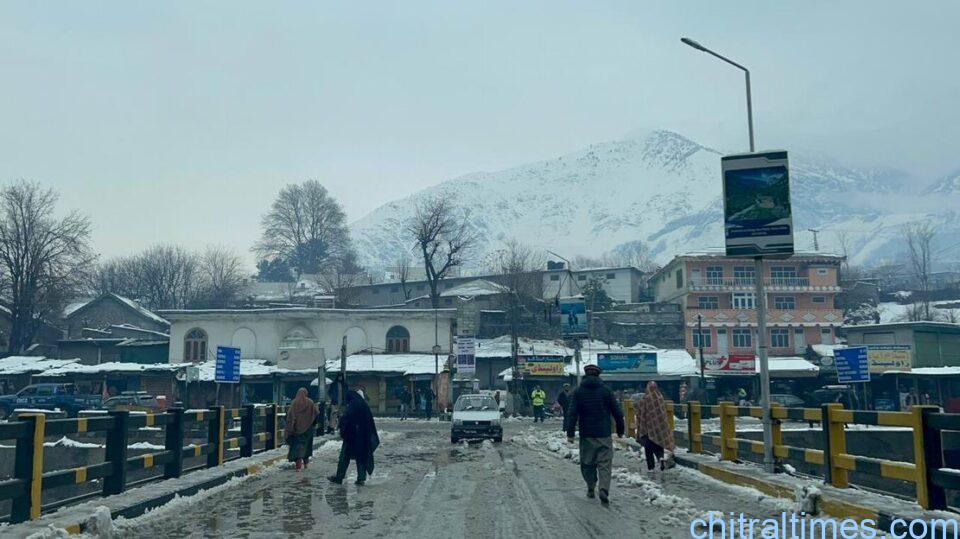 chitraltimes chitral snowfall chitral city and mulkhow warijun upper chitral 18