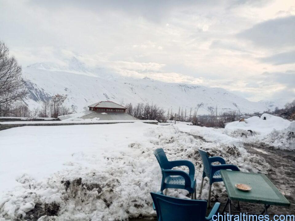 chitraltimes chitral snowfall chitral city and mulkhow warijun upper chitral 25