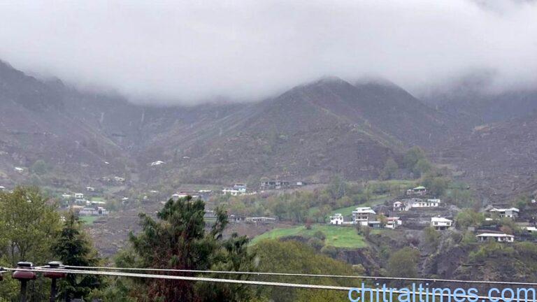 chitraltimes chitral town rain fall 1