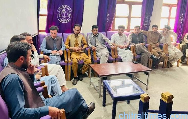chitraltimes chitral university students meeting 2 1