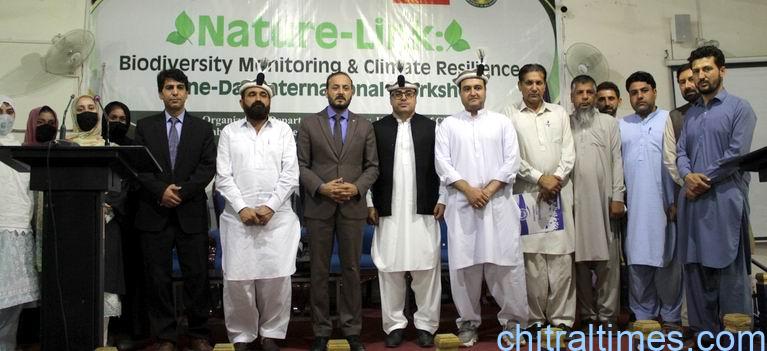 Chitral Times - The voice of Chitral | جامعہ چترال میں حیاتیاتی تنوع اور موسمیاتی تبدیلی کے موضوع پر بین الاقوامی ورکشاپ chitraltimes chitral university workshop on climate change 1