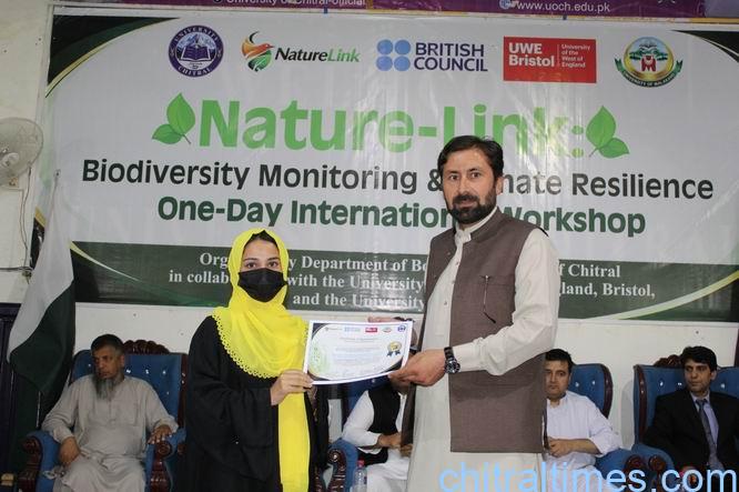 Chitral Times - The voice of Chitral | جامعہ چترال میں حیاتیاتی تنوع اور موسمیاتی تبدیلی کے موضوع پر بین الاقوامی ورکشاپ chitraltimes chitral university workshop on climate change 5