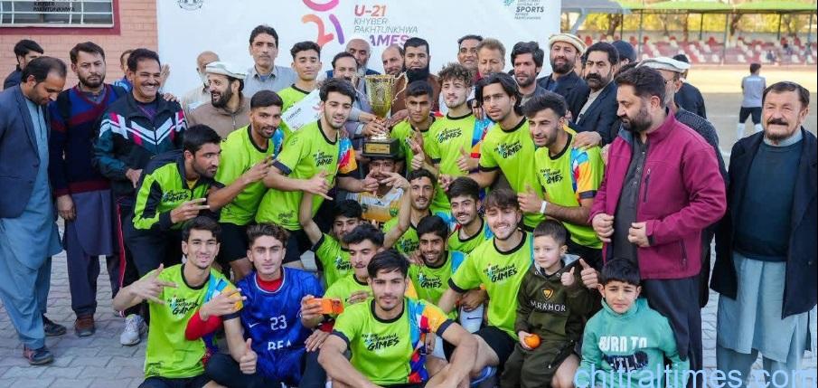 chitraltimes chitrali players shine in under 21games 3
