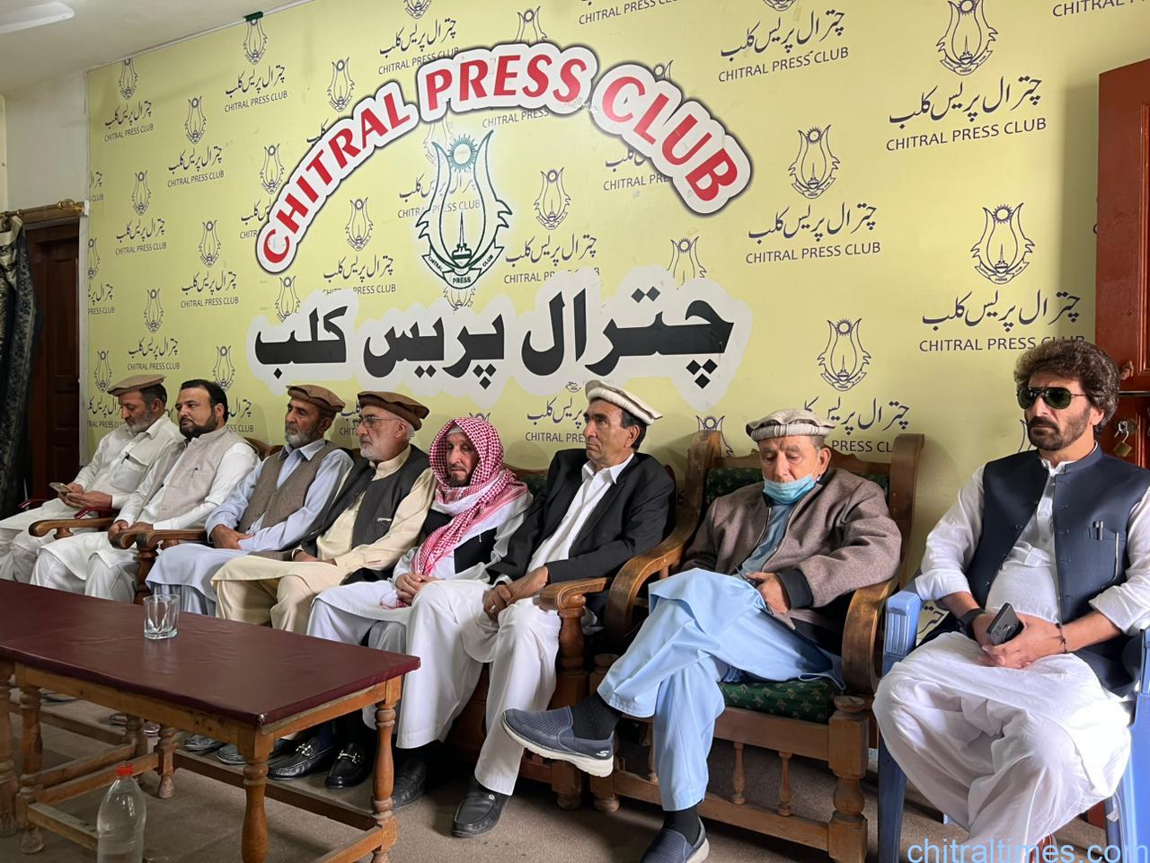 chitraltimes civil society press confrence against district admin upper chitral 4