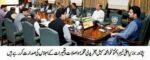 chitraltimes cm kp chairing communicaiton department meeting