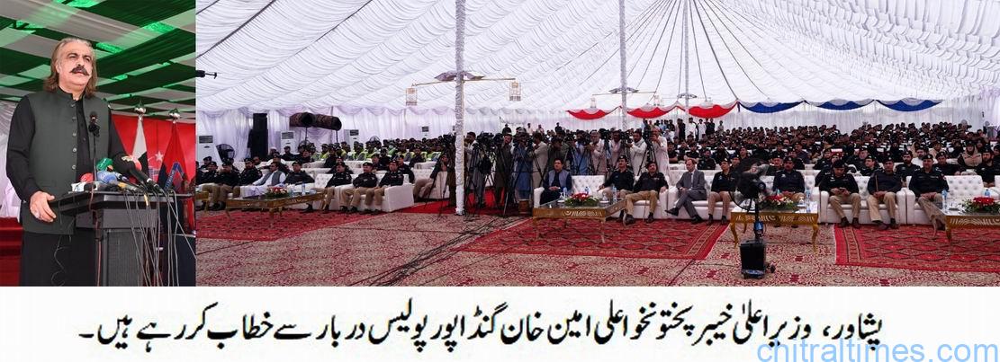 chitraltimes cm kp visit police line peshawar attend darbar 4