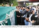 chitraltimes cm sohail afridi inagurating ring road inter section fly over peshawar