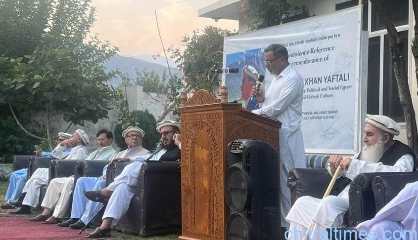 chitraltimes condolance refrence for late Amirullah Khan yaftali wali house Chitral 3