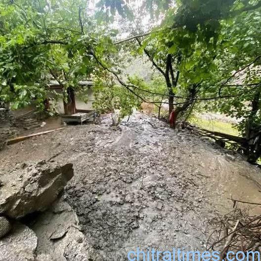 chitraltimes damages in kalash valley due rain and flood 4
