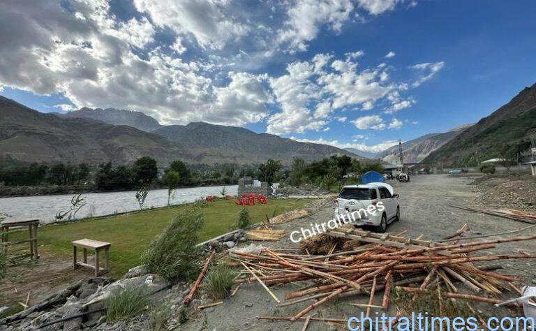chitraltimes darbar lanik cafee destroyed by district admin lower chitral 3
