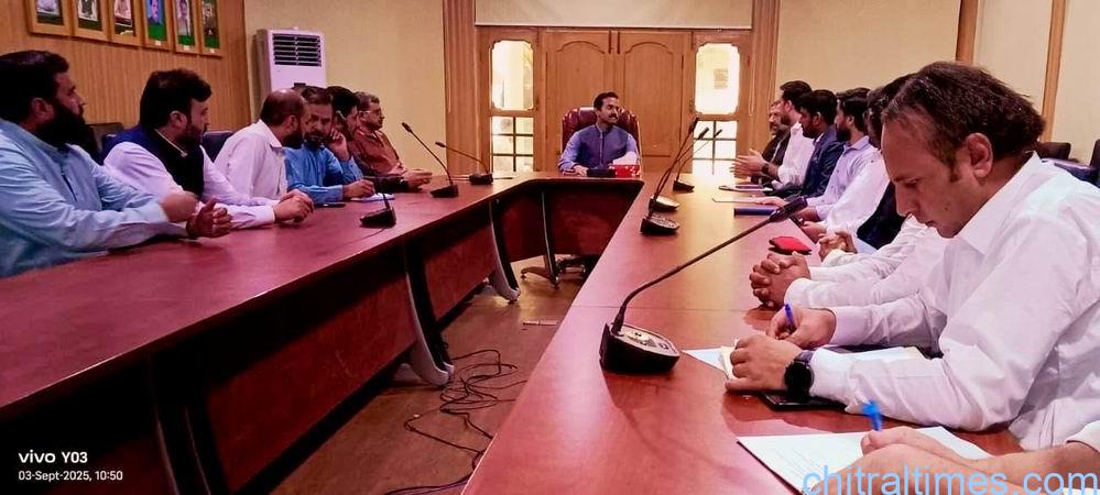 chitraltimes dc lower chitral chairing pta meeting 2