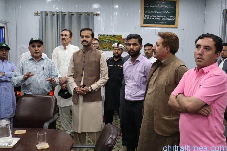 chitraltimes dc lower raw azeem visit akah office 4