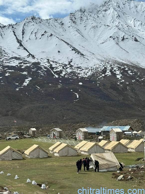 Chitral Times - The voice of Chitral | جشنِ شندور 2026 کی تیاریاں تیز، بریگیڈیئر امیر جمال اور ڈی سی اپر چترال کا شندور کا دورہ chitraltimes dc upper chitral brig jama wing comd mastuj visit shandur 1