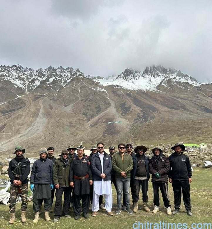 Chitral Times - The voice of Chitral | جشنِ شندور 2026 کی تیاریاں تیز، بریگیڈیئر امیر جمال اور ڈی سی اپر چترال کا شندور کا دورہ chitraltimes dc upper chitral brig jama wing comd mastuj visit shandur 7
