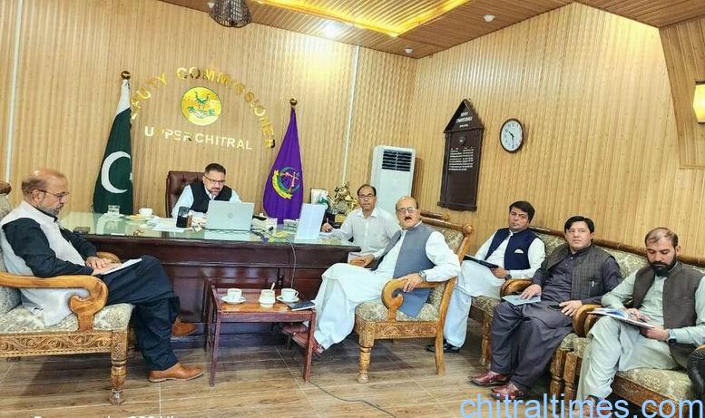 چیف سیکریٹری خیبرپختونخوا کا مون سون بارشوں کے پیش نظر ہنگامی اجلاس، اپر چترال انتظامیہ کو حفاظتی اقدامات مزید مؤثر بنانے کی ہدایت