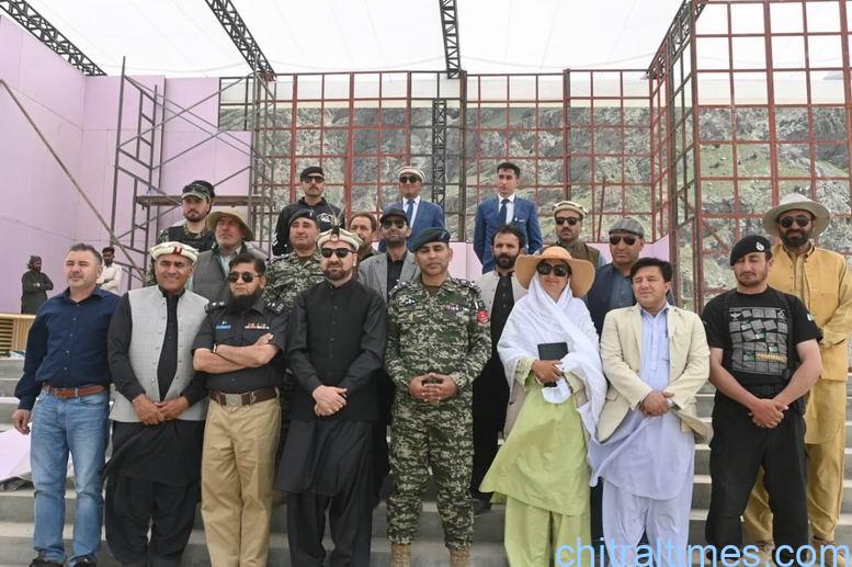 chitraltimes dc wing comdr mastuj and dpo visit didar gah parwak mastuj 3