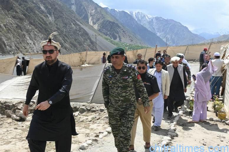 chitraltimes dc wing comdr mastuj and dpo visit didar gah parwak mastuj 7