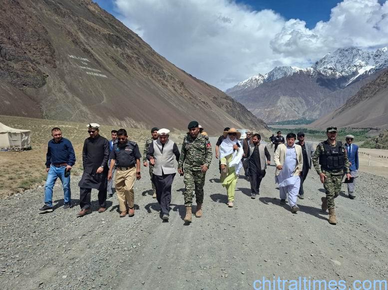 chitraltimes dc wing comdr mastuj and dpo visit didar gah parwak mastuj 9