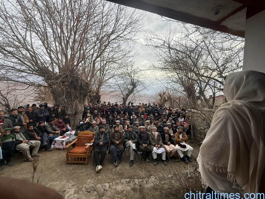 chitraltimes deputy speaker suraya bibi mulkhow visit road inaguration 5