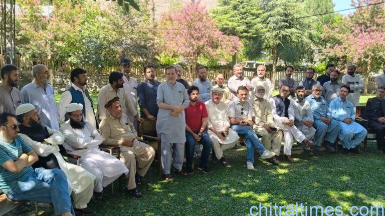 chitraltimes dhq hospital doctors and staff protest meeting 2