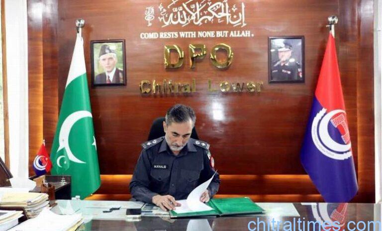 chitraltimes dpo chitral lower khalid khan resume charge 1
